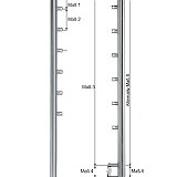 Maßblatt Pfosten 9 Maßblatt Pfosten 9